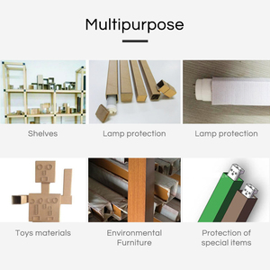 Rouleau de papier kraft carré écologique de taille personnalisée pour l'expédition et l'emballage du courrier Tube de l'industrie en spirale - Product Image 2
