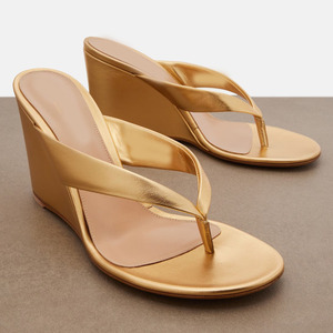En solde, tongs compensées faites à la main de haute qualité, livraison rapide, sandales à talons hauts pour femmes - Product Image 4