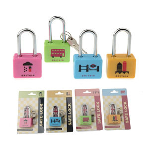Korean Style <b>Small</b> Padlock Mixed Colors ABS Material Anti Corrosion <b>Drawer</b> Luggage Lock Student Dormitory Use - Product Image 1
