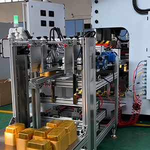 Máquina de Fabricación de Envases de Alimentos de Aluminio Desechables, Totalmente Automática, de Alta Eficiencia y Controlada por PLC, para Motor, de Alta Gama, Fabricada en China - Product Image 5