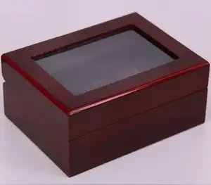 Daihe cao cấp gỗ da vô địch Vòng hiển thị hộp giá bán buôn trang sức thanh lịch Bộ sưu tập trường hợp - Product Image 5