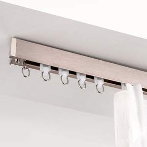 Wholesale Manufacturer Aluminium Alloy Heavy Duty Sliding Ceiling Mounted <b>Curtain</b> Track for Living Room - Product Image 4