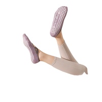Chaussettes de yoga d'été personnalisées avec logo OEM, style ballet, antidérapantes, pour Pilates, chaussettes spéciales pour le fitness