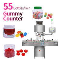 Compteur de bonbons gommeux huilé à la pectine à 8 voies