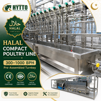 Chaîne d'abattage de volailles halal Plug & Play : Équipement d'abattage de poulets mobile, installation facile, usine mobile