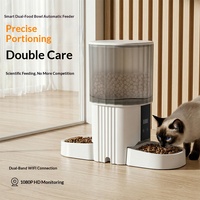 Distributeur automatique intelligent Wi-Fi personnalisable pour animaux de compagnie avec contrôle par application et distributeur de nourriture détachable pour chiens et chats – Fournitures pour animaux