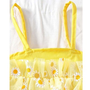 4-7T <span class=keywords><strong>abbigliamento</strong></span> per bambini Daisy completo stampato giallo maglia elasticizzata pantaloncini in Denim 2 pz Set per ragazze dolce <span class=keywords><strong>abbigliamento</strong></span> per bambini all'ingrosso - Product Image 3