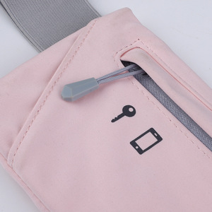 Haute Qualité Super Mince Taille Sac Fanny Pack Léger Mini <span class=keywords><strong>Ceinture</strong></span> Sac Stocké Voyage Secret Portefeuille pour Hommes et Femmes - Product Image 2