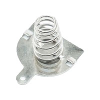Ressort de contact pour piles AAA en acier à ressort de précision personnalisé en usine, à 2 cellules, avec placage en étain, ressort de contact pour piles 18650 Cr2032
