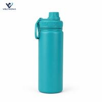 Bouteille d'eau de voyage pour animaux de compagnie avec bouchon à bec verseur, bouteille d'eau portable pour chien anti-fuite avec poignée latérale, plusieurs tailles