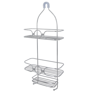 Modern Chromed Metal Bathroom Wire <strong>Hanging</strong> Rack <strong>Shower</strong> <strong>Caddy</strong> - Product Image 5