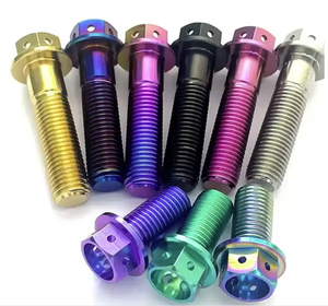 Parafuso de Titânio Personalizado Colorido Arco-Íris com Cabeça Sextavada Fenda Torx Especial OEM Marca - Product Image 1