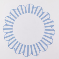 Nouveaux sets de table en polyester imprimé et brodé en forme de fleur pour une maison moderne