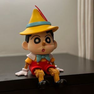 Figura de PVC de Crayon Shin-chan, Serie Pinocho, Adorno de Anime, Modelo de Acción a Escala 1:12, Regalo de Cumpleaños - Product Image 5