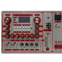 Module actif à 2 canaux de classe Premium D 150W avec ventilateur à vitesse variable refroidissant les sorties directes/dérivation carte amplificateur audio