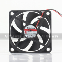 Kipas Pendingin Sunon Baru 5V 12V 48V DC24V 2.40W AC EC 6015 60X60X15MM 6CM Maglev Senyap untuk Kabinet Inverter Dua-kabel ME60152V1-000C-A99