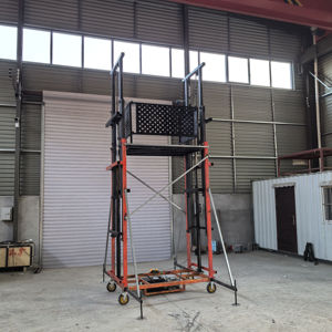 Perancah listrik Modern 3M <span class=keywords><strong>6M</strong></span> 12M <span class=keywords><strong>Platform</strong></span> baja lipat pengangkat seluler hidrolik otomatis kondisi baru untuk ritel - Product Image 3