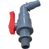 Robinet d'arrosage extérieur en plastique PP à filetage mâle pour tuyau d'irrigation de jardin