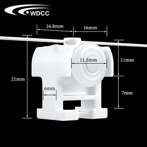 S sóng rèm Runner gợn sóng gấp Rèm theo dõi Runner Rèm Băng - Product Image 5