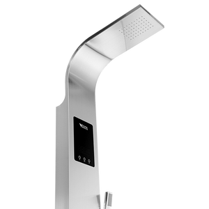 Panel de ducha eléctrico sin tanque, calentador de agua caliente, salida de agua caliente, 55 C, 2 segundos - Product Image 3