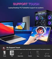 Écran tactile portable 11 pouces 2560x1600 139% SRGB 1500:1 pour moniteur 400 nits 60Hz 7ms PC Extender IPS Petit HDR
