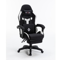 Chaise de jeu E-Sports, chaise de bureau ergonomique, accoudoirs réglables, fonction inclinable, tissu technique, modèle de chaise d'ordinateur compétitive