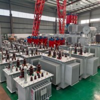 Transformador Trifásico de 500 kVA, 220/110, Bobinado de Cobre, Estándar IEC60076, Larga Vida Útil, Modelo S9, Enfriamiento ONAN/ONAF, Lleno de Aceite