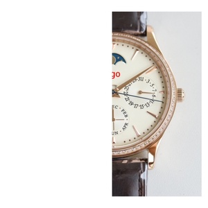 Reloj de hombre multifuncional de moda con logotipo personalizado, esfera redonda de 42 mm, reloj mecánico con calendario perpetuo. - Product Image 2
