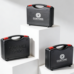 Maletín <span class=keywords><strong>de</strong></span> Plástico para <span class=keywords><strong>Herramientas</strong></span>, <span class=keywords><strong>Caja</strong></span> <span class=keywords><strong>de</strong></span> Plástico para Equipos con Esponja Antichoque - Product Image 4