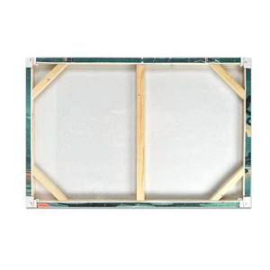 Toile murale décorative <span class=keywords><strong>paysage</strong></span> <span class=keywords><strong>de</strong></span> Lofoten (Norvège) – Coucher <span class=keywords><strong>de</strong></span> soleil, <span class=keywords><strong>montagne</strong></span> enneigée, reflet du lac turquoise – Tableau encadré pour la décoration intérieure - Product Image 4