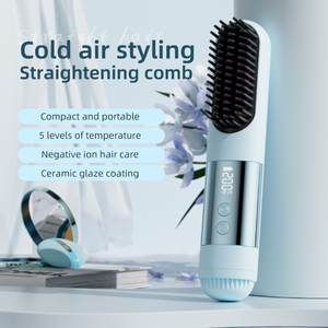 แปรงหนีบผมไอออนแบบพกพาแปรงหวีผมตรงไร้สายขนาดเล็ก - Product Image 4
