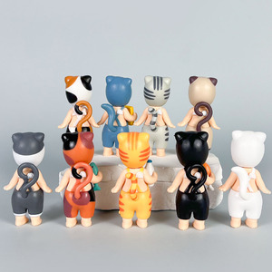 Nuevo Producto Transfronterizo: Mini Figura de Gato Congelado, Soporte para Teléfono con Diseño de Ángel, Caja Sorpresa, Decoración para Teléfono, Cupido, Anime de Moda, Plástico - Product Image 3