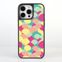 AG Verre Verre Trempé Belles Fleurs Femmes Style Filles Style Housse de Téléphone Portable pour iPhone 14/15/16/17