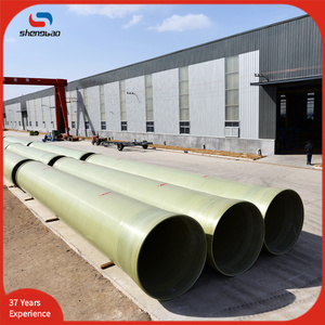Shengbao đường kính lớn GRP vữa Ống 1200mm sợi thủy tinh FRP ống cho xây dựng - Product Image 3