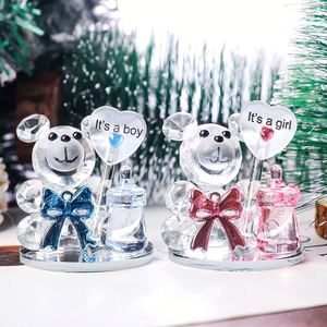 คริสตัลขวดนมรูปหมีของตกแต่งงานแต่งงานสำหรับโฮมออฟฟิศ - Product Image 3