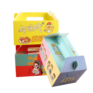 Cajas <span class=keywords><strong>de</strong></span> pollo <span class=keywords><strong>Sacar</strong></span> cajas <span class=keywords><strong>de</strong></span> cartón con asas Caja <span class=keywords><strong>de</strong></span> cartón para <span class=keywords><strong>alimentos</strong></span> resistente y duradera Fiambreras desechables - Product Image 5