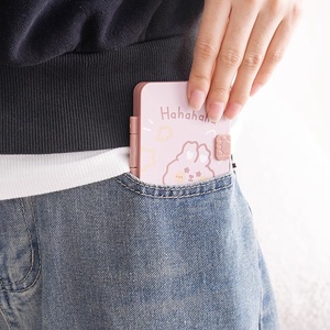 Sáng Tạo Xách Tay Mỹ Phẩm Gương Lược Thiết Lập Có Thể Gập Lại Tích Hợp Mini Gương Nhựa Khung Thiết Kế Nhỏ Gọn Cho Ngoài Trời <span class=keywords><strong>Carry</strong></span>-On Sử Dụng - Product Image 4