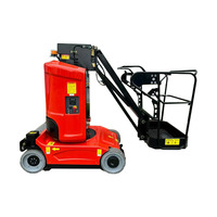 Nouvelle plateforme élévatrice mobile à ciseaux de haute qualité 8m, capacité 230kg-450kg, équipement de levage hydraulique électrique en alliage d'aluminium pour haute altitude