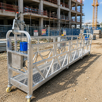 Plateforme suspendue en aluminium Zlp630 Zlp800, nacelle murale, élévateur de chantier, plateforme de suspension