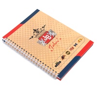 Carnet à spirale A5 avec logo personnalisable Journal portable à reliure hélicoïdal avec couverture en papier pour l'éducation et l'agence de voyages