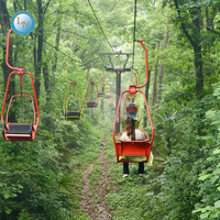 Télésiège Ropeway Sightseeing Cablecar 2 Seat Fix Grip Chairlift dans la zone touristique Scenic Area