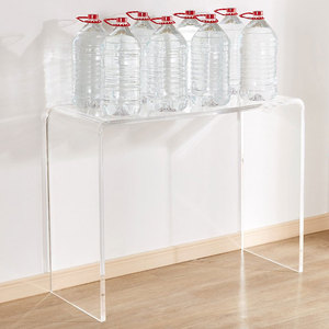 Factory Custom 38.2x15x29.3 Inch <strong>Clear</strong> Acrylic Console <strong>Table</strong> Transparent Acrylic End <strong>Side</strong> <strong>Table</strong> Foyer Living Room Coffee <strong>Tables</strong> - Product Image 6