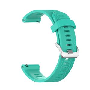 สายนาฬิกาข้อมือซิลิโคนแนวสปอร์ต20มม. สำหรับ Garmin Forerunner 245 245ม. 645 vivoactive 3สายรัดข้อมือสีสันสดใส