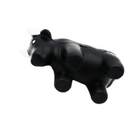 Balle anti-stress en PU en forme de taureau, personnalisable avec logo, jouet à presser pour le bureau, la salle de sport, soulagement de l'anxiété, commande en gros, souple à presser