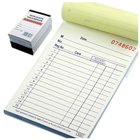 Carnet de factures autocopiantes A4 A5 personnalisé avec conception gratuite, pages triplicées, format 5,25 x 8,25 pouces, impression de carnets de reçus