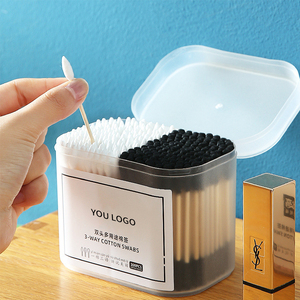 Bastoncini di Cotone in Legno a Doppia Punta per Trucco Femminile, Pulizia di Naso e Orecchie, Bastoncini con Testa a Vite in Legno, Strumento Multiuso per la Cura della Salute - Product Image 4