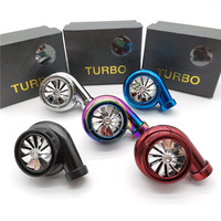 Diffuseur de parfum désodorisant pour voiture en alliage de zinc, style turbocompresseur, bâtonnet parfumé, clip de ventilation, décoration pour voiture