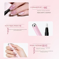 Nouveau Stylo Gel à Ongles 2026 Ultra-Résistant Effet Œil de Chat Mat Transparent Magnétique – Protection des Ongles, Séchage Rapide, Sans Cuisson, Longue Durée