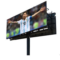 Support de sol étanche ultra fin de qualité supérieure Novastar 4d Unipole 3000mm Long Rgb Publicité Écran LED extérieur