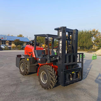 Nouveau moteur diesel de chariot élévateur tout-terrain 3.5T HLMG personnalisé certifié ISO CE siège de ferme de construction transpalette équipement de manutention